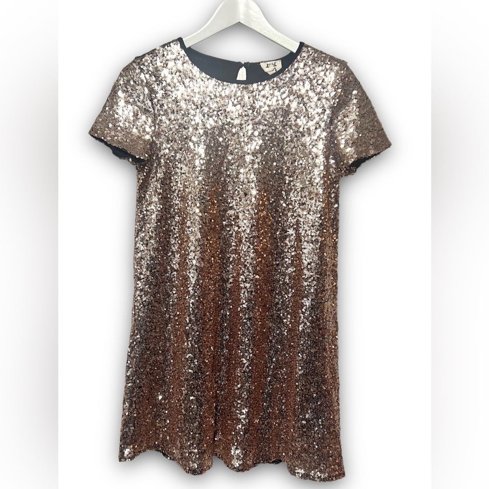 Rose Gold Sequin Dress - People’s Project LA swing dress NWOT
